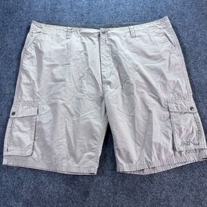 Harley-Davidson Cargo Shorts Mens 52 Tan Ripstop Cotton 96678-12VM Biker Work